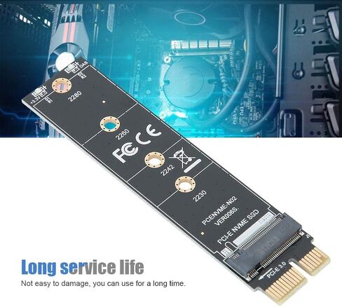Wendry Hard Disk Riser Card,PCI-E to M.2 Hard Drive Disk NVME Adapter Extension Riser Card Converter with Cooling Fin in Saudi Arabia
