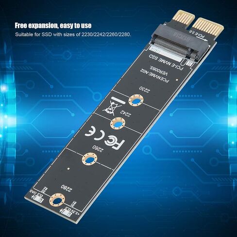 Wendry Hard Disk Riser Card,PCI-E to M.2 Hard Drive Disk NVME Adapter Extension Riser Card Converter with Cooling Fin in Saudi Arabia