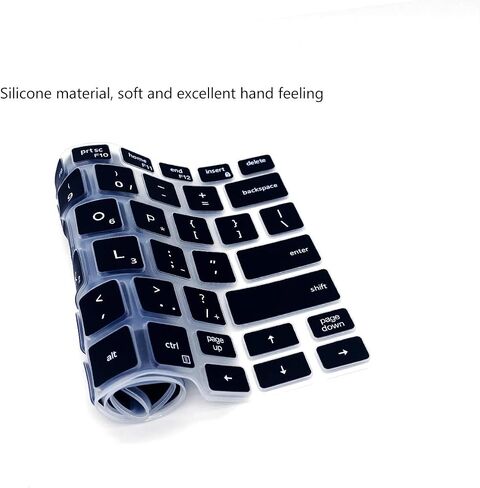 2 Pack Keyboard Cover for Dell Latitude 5400 5401 5410 5411 7400 14 Inch with Pointing Laptop |Dell Latitude 14 Series US Layout Keyboard Protective Cover Skin (Pink+Clear) in Saudi Arabia