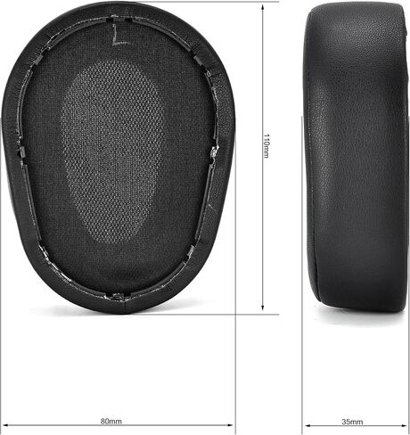 Mo-Fi Ear Pads Replacement Ear Cushion Compatible with Blue Mix-Fi/Mo-Fi/Sadie/Lola/Ella Headphones,Softer Protein Leather and Memory Foam,High-Density Noise Cancelling Foam, Added Thickness in Saudi Arabia