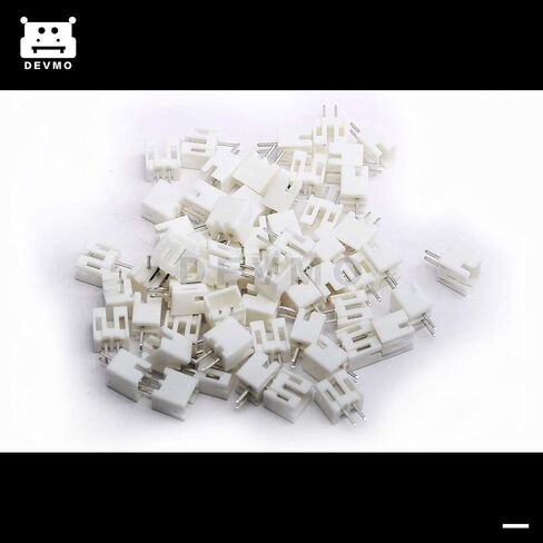 DEVMO 50 Sets Mini Micro JST 2.0 PH 2-Pin Connector Plug with Wires Cables 120MM in Kuwait