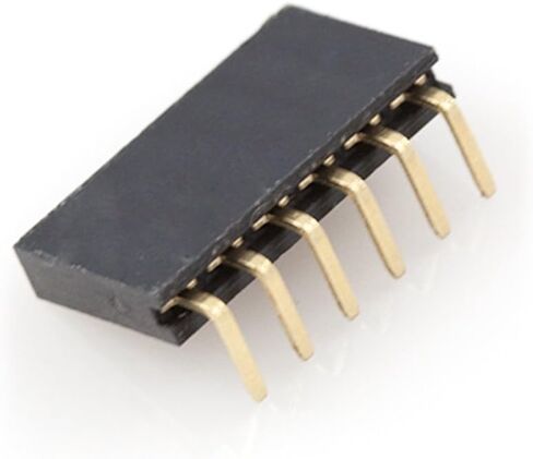 Generic Female Header Right Angle 0.1" 6-pin for Arduino and LilyPad(pack of 10) in Saudi Arabia