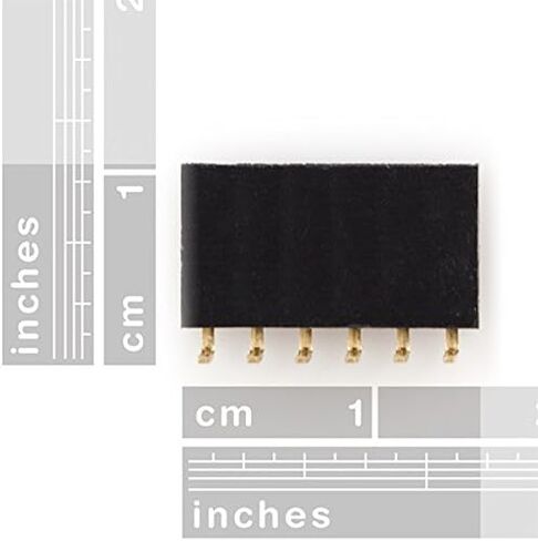 Generic Female Header Right Angle 0.1" 6-pin for Arduino and LilyPad(pack of 10) in Saudi Arabia
