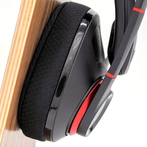 Earpadz Replacement for Sennheiser GSP 500, 550, 600 Headphone Ear Pads, Protein Leather Headphone Cushions (Midnight, Black, 1 Pair) in Kuwait