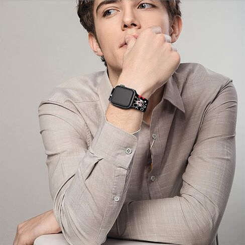 حزام لطيف متوافق مع سوار ساعة أبل 38 مم 40 مم 41 مم 42 مم 44 مم 45 مم 49 مم للرجال والنساء، أساور معصم رياضية من السيليكون الناعم قابلة للاستبدال لسلسلة iWatch Ultra 9 8 7 6 5 4 3 2 1 SE in Kuwait