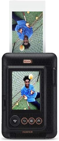 كاميرا Fujifilm Instax Mini LiPlay Hybrid الفورية (أسود أنيق) + فيلم Fujifilm Instax الفوري (20 لقطة) + حقيبة كاميرا صغيرة الحجم - حزمة الكاميرا الفورية in Kuwait