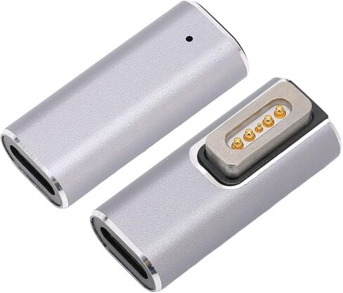 محول USB C مغناطيسي من VBESTLIFE، من النوع C إلى محول مغناطيسي L Tip PD بديل موصل الشحن السريع لأجهزة الكمبيوتر المحمول OS X، ومحول USB C إلى محول مغناطيسي (النوع C إلى المحول المغناطيسي) in Saudi Arabia