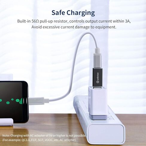 انك ماكس محول USB C الى USB A UA312C USB C الى USB A، محول USB C 3.1 يدعم مزامنة البيانات عالية السرعة والشحن السريع - متوافق مع اجهزة اللابتوب والكمبيوتر والشواحن والباور بانك وغيرها من الاجهزة in Kuwait