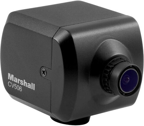 Marshall Electronics CV506 Full HD Miniature Camera with M12 Mount and Interchangeable 3.6mm Lens (72 AOV), 1920x1080p at 60 fps, 3G/HD-SDI & HDMI Output in Kuwait