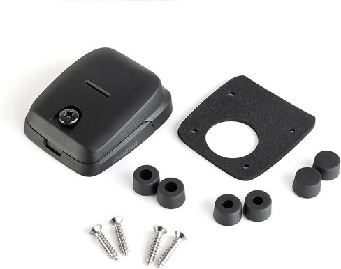 Scanstrut DS-HD6-BLK Horizontal Double-Entry Cable Seal - Black Plastic in Saudi Arabia