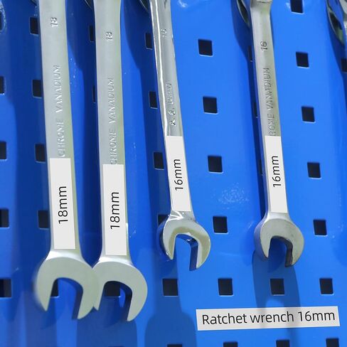 Replace for Dymo Rhino 4200 5200 Label Tape 18483 Industrial Permanent Polyester Labels 1/2" Work with DYMO Labelwriter and Rhino 4200 5200 5000 6000 6500 Label Maker, Black on White, 18 Feet, 6-Pack in Kuwait