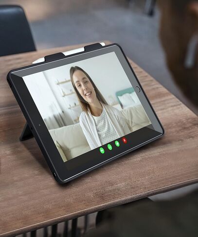 ROOCASE Adjustable 2021 iPad 10.2 Inch Table Stand and Case with Apple Pencil Holder for iPad 10.2-inch Kitchen Counter, Desk Mount, Cooking, Foldable, Portable Tablet Stand, iPad 7th/8th Generation in Kuwait