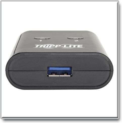 محول Tripp Lite 2 منافذ USB Switch، USB 3.0 محيطي، سرعة فائقة 5 جيجابت، أسود، ضمان 3 سنوات (U359-002) in Kuwait