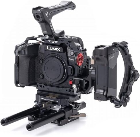 Tilta Camera Cage for Panasonic GH6 Pro Kit – Black | TA-T15-B-B in Saudi Arabia