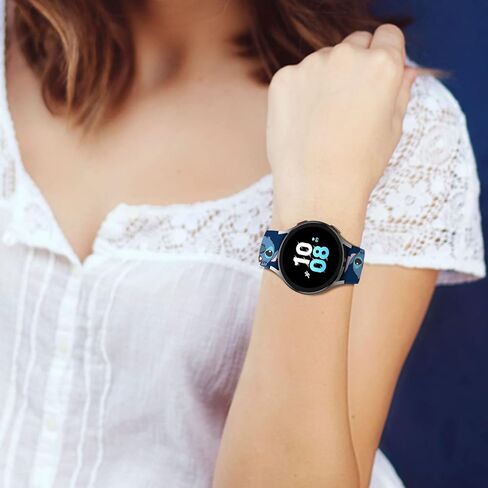 سوار كرتوني لطيف من YODOOLTLY متوافق مع ساعة Samsung Galaxy Watch 5/4/6 40 مم 44 مم/ساعة 5 Pro 45 مم/ساعة 4 كلاسيكية 42 مم 46 مم/ساعة 6 كلاسيكية 43 مم 47 مم، حزام رياضي أنيق للنساء والرجال in Kuwait