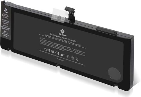 بطارية كمبيوتر محمول Egoway A1382 لجهاز MacBook Pro مقاس 15 بوصة A1286 أوائل/أواخر 2011 منتصف 2012 in Kuwait