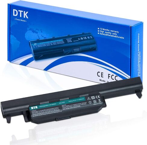 بطارية كمبيوتر محمول DTK 10.8V 5200mAh لسلسلة ASUS R500V A45 A55 A75 K45 K55 K75 R400 R500 R700 U57 X45 X55 X75 (P/N A32-K55 A33-K55 A41-K55 A42-K55) in Saudi Arabia