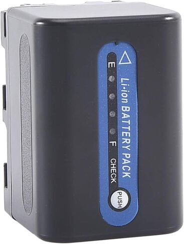 QIAOJINLIN DSTE 7.4V 3400mAh NP-FM70 NP-QM71D NP-QM71 بطارية ليثيوم أيون قابلة لإعادة الشحن، بطارية بديلة متوافقة مع Sony DCR-PC330 DCR-TRV25 DCR-TRV27 DCR-TRV30 in Kuwait