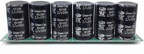 6 قطعة بنك مكثف فائق 2.7V500F مكثف فاراد مكثف عنصر تخزين الطاقة 16 فولت 83F لصيانة السيارات in Kuwait