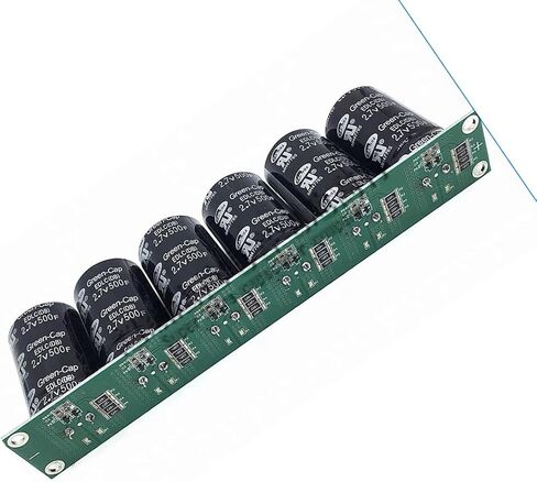 6 قطعة بنك مكثف فائق 2.7V500F مكثف فاراد مكثف عنصر تخزين الطاقة 16 فولت 83F لصيانة السيارات in Kuwait