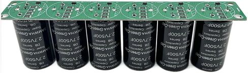 6 قطعة بنك مكثف فائق 2.7V500F مكثف فاراد مكثف عنصر تخزين الطاقة 16 فولت 83F لصيانة السيارات in Kuwait