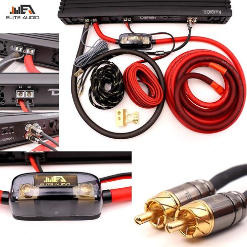 4 Gauge Amplifier Wiring Kit, 4000W OFC Amp Install Kit – EA-PROK4 in Kuwait