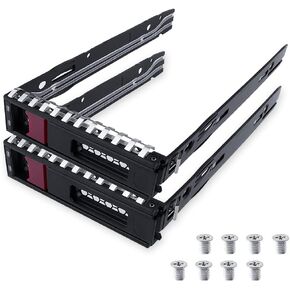 3.5" LFF SAS SATA Drive Tray Caddy Hot-Swap 774026-001 797520-001 797519-001 + 3.5 to 2.5 661914-001 Caddy Compatible for HP Apollo 4200 4510 1650 ProLiant ML350 ML110 G9 Gen10 Servers