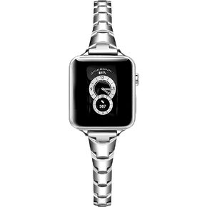 Secbolt Slim Bands Compatible with Apple Watch 38mm 40mm 41mm 42mm 44mm 45mm iWatch Series 9/8/7/6/5/4/3/2/1/SE, Stainless Steel Wristbands for Women in Kuwait