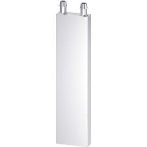 DIYhz Aluminum Water Cooling Block, Liquid Water Cooler Heat Sink System for PC Computer CPU Graphics Radiator Heatsink Endothermic Head Silver(40mm x 160mm x 12mm)