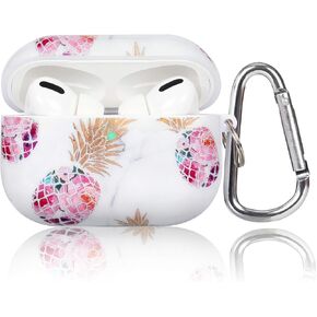 حافظة AirPods Pro الجيل الثاني/الجيل الأول - حافظة صلبة بتصميم مطبوع لطيف من KOREDA لأجهزة Airpods Pro 2، غطاء واقي مقاوم للصدمات لأجهزة Airpods Pro (2023/2022/2019) مع سلسلة مفاتيح للفتيات والنساء والرجال in Kuwait