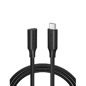 كابل تمديد USB من النوع C (10 جيجا بايت في الثانية)، USB 3.2 نوع C ذكر إلى أنثى شحن سريع، Thunderbolt 3 متوافق مع MacBook Pro iPad Pro Dell XPS Surface Switch DJI Mavic Dongle Hub، 1.5FT in Kuwait