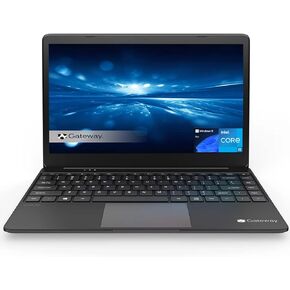 كمبيوتر محمول نحيف للغاية من Gateway، شاشة FHD IPS مقاس 14.1 بوصة، Intel 4-Core i5-1135G7 حتى 4.2 جيجا هرتز، ذاكرة الوصول العشوائي 16 جيجابايت، 512 جيجابايت SSD، ماسح بصمات الأصابع، كاميرا ويب، تم ضبطها بواسطة صوت THX، HDMI، نوع C، Win 11 Pro، أسود (GWTN) in Kuwait