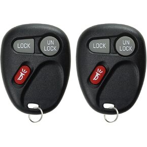 استبدال مفتاح KeylessOption لعام 1998 1999 2000 2001 2002 شيفروليه تشيفي سيلفرادو سوبربان تاهو جي إم سي يوكون سييرا أولدزموبيل جهاز التحكم عن بعد للدخول بدون مفتاح، 3 أزرار 15732803-2 حزمة in Kuwait
