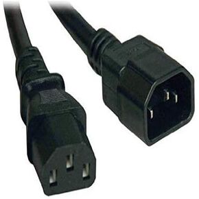 Tripp Lite Computer Power Extension Cord 13A, 16AWG (IEC-320-C14 to IEC-320-C13) 2-ft.(P004-002-13A)