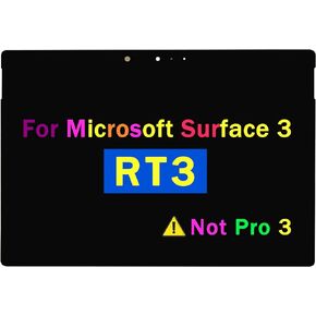 BTSELSS 10.8" Screen Replacement for Microsoft Surface 3 RT3 1645 1657 LCD Display Panel Digitizer Assembly FHD 1920x1280(Not Pro 3) in Saudi Arabia