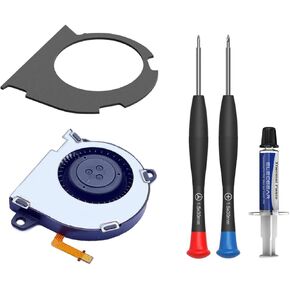 اليك جير مروحة تبريد داخلية بديلة متوافقة مع نينتندو سويتش 2021 OLED، مبرد مشتت حراري لوحدة المعالجة المركزية، معجون مركب حراري، مفك براغي ومجموعة ادوات اصلاح in Kuwait