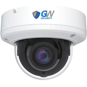 كاميرا مراقبة GW Security 4K 8MP خارجية/داخلية 2.8-12 ملم بعدسة متغيرة البعد البؤري PoE IP وميكروفون (GW8571MIC) in Kuwait