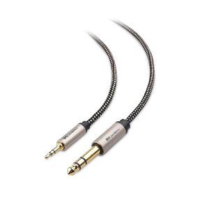 Cable Matters Braided 3.5mm to 1/4 Inch Audio Cable, 10ft in Kuwait
