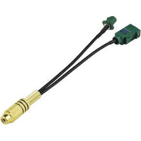 Superbat Fakra to RCA Cable, RCA Male to Blue Fakra Z Male Coax Pigtail 6" for Aftermarket Radio Head Unit Rear View Camera etc. in Saudi Arabia