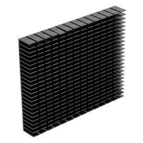 CPU Amplifier PCB Heat Sink Aluminium Cooler Cooling Heatsink 150x120x20mm (White)