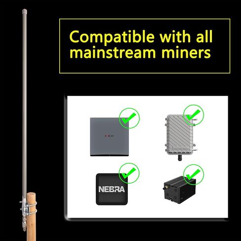 مجموعة هوائي 915MHz من لورا 8 ديسيبل في الهواء الطلق متعدد الاتجاهات HNT Miner الهوائي 3.5 قدم هوائي هيليوم هوت سبوت in Saudi Arabia