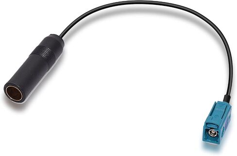 Bingfu Car Antenna Adapter Car Stereo FM AM Radio Antenna Adapter Fakra Z Female to DIN Socket Connector Cable 30cm 1 feet for Car Stereo Audio HD Radio Head Unit CD Media Player Receiver in Saudi Arabia