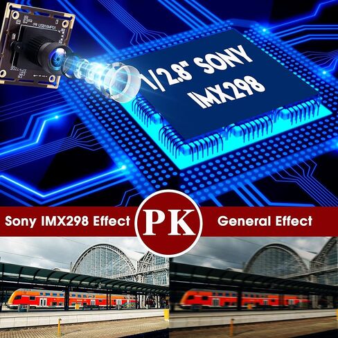 كاميرا ALPCAM USB 16 ميجابكسل مع مستشعر صورة IMX298 كاميرا ويب عالية الدقة 3496 بكسل وحدة كاميرا USB بدون تشويه عدسة 75 درجة، كاميرا مدمجة للتوصيل والتشغيل للصناعة على Linux Android Windows Mac in Kuwait