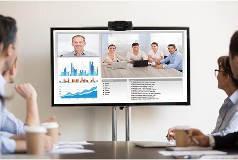 Slide 1080P HD Webcam with Microphone | Computer Camera for Video Calls, Remote Learning, Work from Home, Webcam for Streaming | Web Camera for Desktop Computer | Tripod for Camera | Easy Install, USB in Saudi Arabia