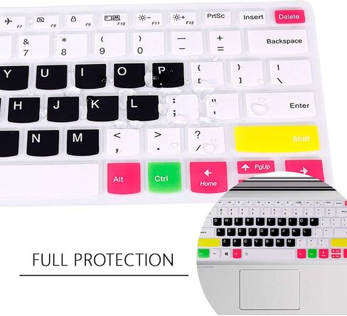 Silicone Keyboard Cover for Lenovo Yoga C940 C930 930 920 13.9", Lenovo Yoga C940 C740 14, Lenovo Yoga 730 720 720S 13.3"/Yoga 730 15.6"/Yoga 720 12.5"/ Lenovo Flex 14 14" in Kuwait