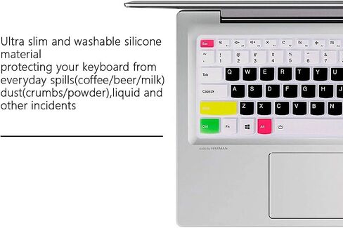 Silicone Keyboard Cover for Lenovo Yoga C940 C930 930 920 13.9", Lenovo Yoga C940 C740 14, Lenovo Yoga 730 720 720S 13.3"/Yoga 730 15.6"/Yoga 720 12.5"/ Lenovo Flex 14 14" in Kuwait