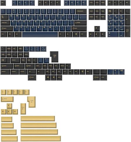 غطاء مفاتيح شبح القضاة WOB Colorway Cherry PBT Doubleshot للوحة المفاتيح mx 60 65 87 104 gh60 xd64 xd68 bm60 bm65 in Kuwait