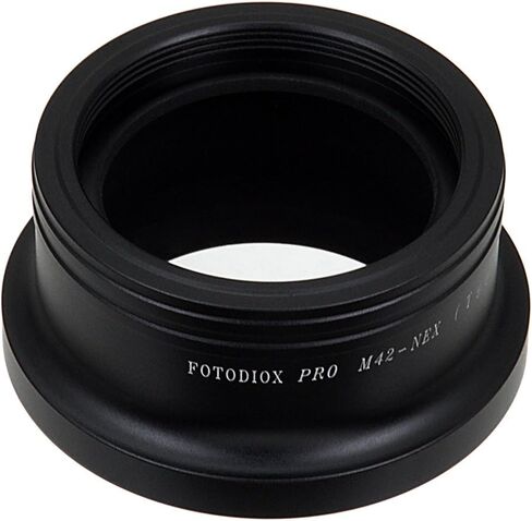 Fotodiox Pro Lens Mount Adapter, M42 Screw Mount Lenses (42mm x1 thread mount) to Sony E-Mount Mirrorless Camera Adapter - for Sony Alpha E-mount Camera Bodies (APS-C & Full Frame such as NEX-5, NEX-7, a7, a7II) in Saudi Arabia