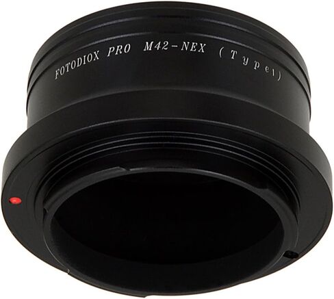 Fotodiox Pro Lens Mount Adapter, M42 Screw Mount Lenses (42mm x1 thread mount) to Sony E-Mount Mirrorless Camera Adapter - for Sony Alpha E-mount Camera Bodies (APS-C & Full Frame such as NEX-5, NEX-7, a7, a7II) in Saudi Arabia