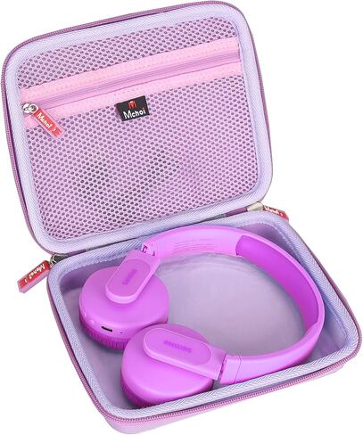 حقيبة حمل مضادة للصدمات من Mchoi مناسبة لسماعات الرأس اللاسلكية للأطفال K4206 من Philips، باللون الأزرق، حافظة فقط in Kuwait